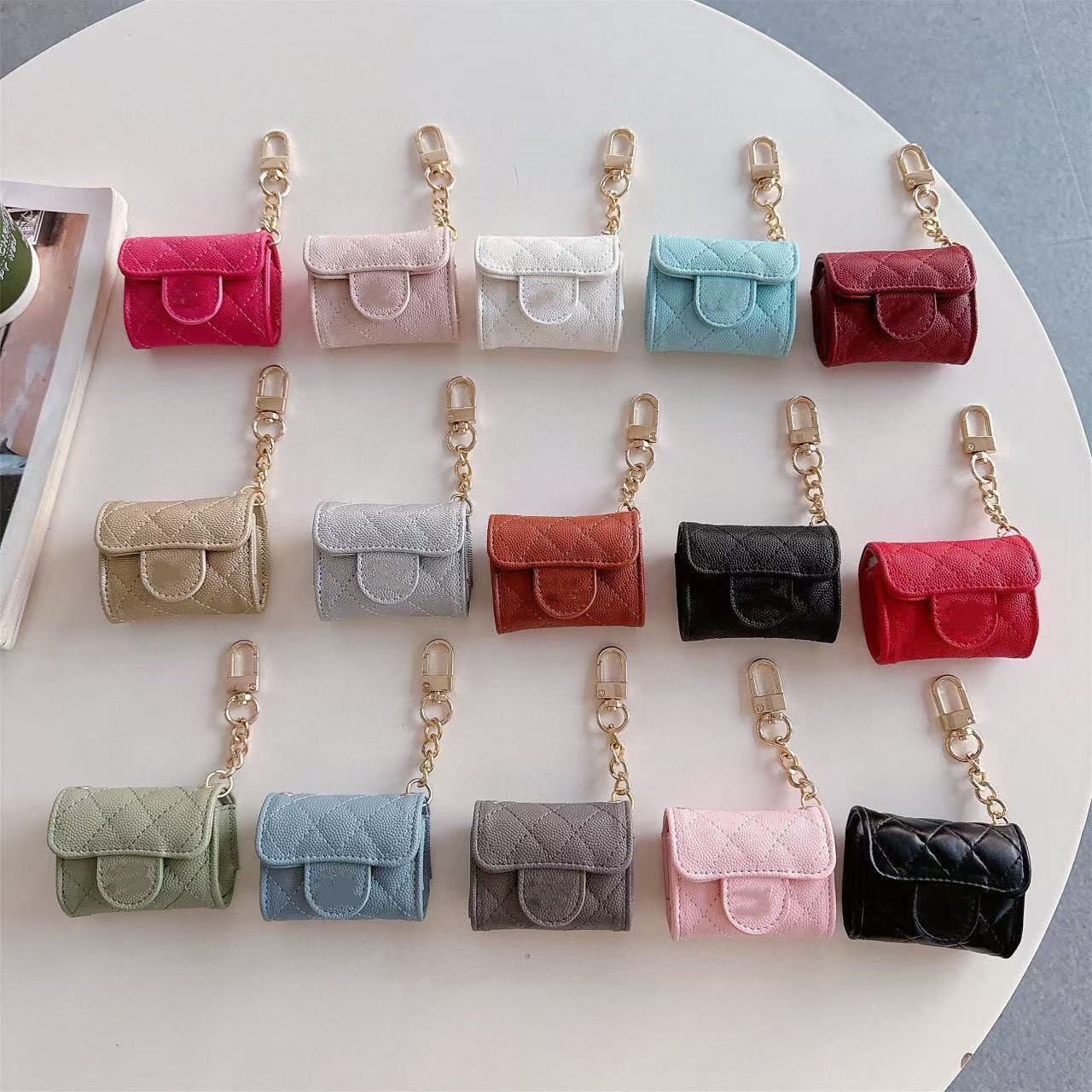 Designer AirPods Cases 1 2 3 Pro Luxury AirPod Cover Brand TwoC Fashion AirPods1 AirPods2 AirPods3 AirPodspro Luxury Case with Box Black Pink white