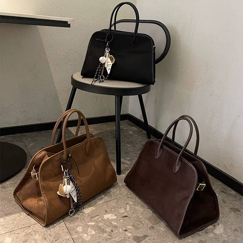 Genuine Leather Crocodile Print Handbags Purse Wings Tote Frosted Suede Dinner Wedding Alligator Pattern Large Capacity Bag