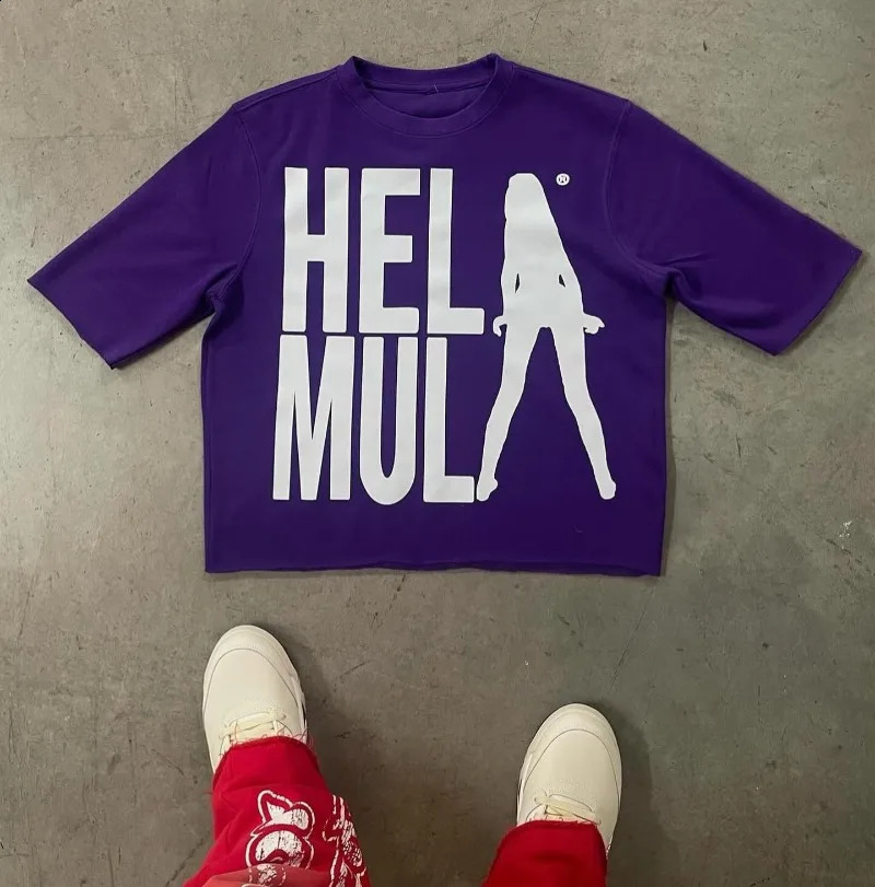 Summer Trendy Pattern Printed Oversized T-shirt Women Y2K Street Hip Hop Harajuku Loose Versatile Short Sleeve Top 250118