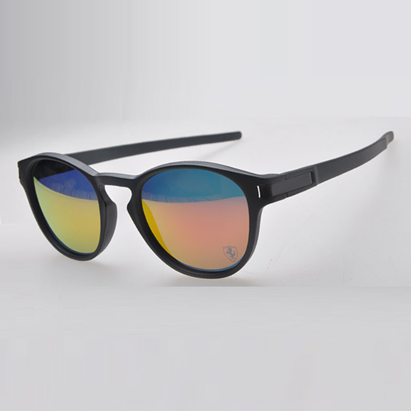 Latch Sunglasses Mens Designer Round OO9265 Matte Black Frames Glasses Ladys Fashion Fire Lens Eyewear 53mm Polarized