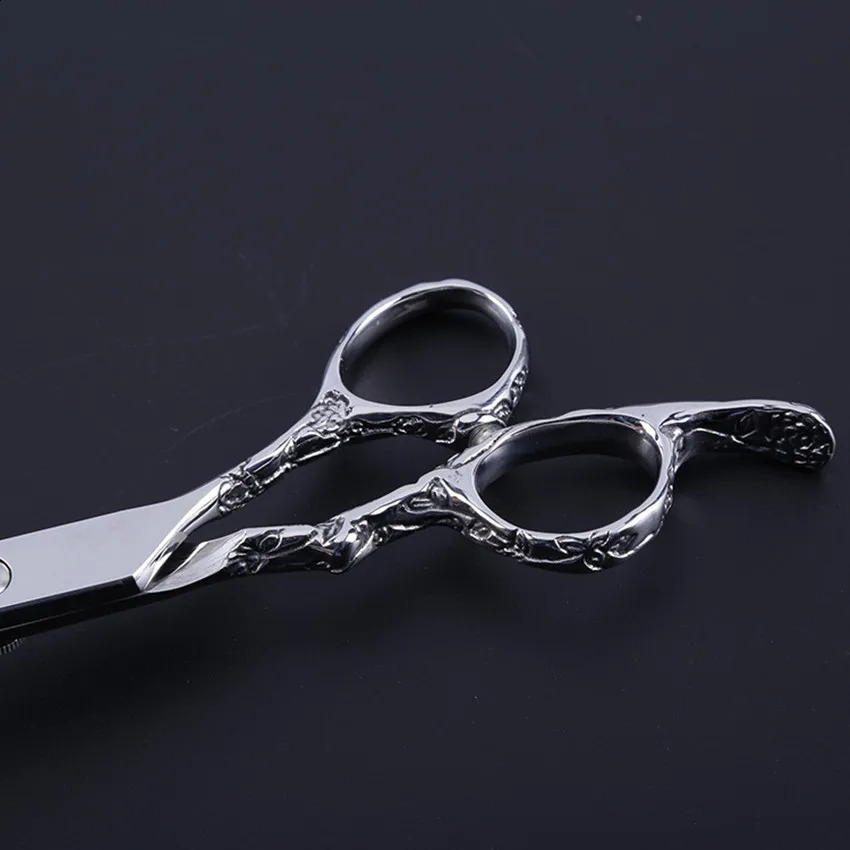 Professional Japanese 440C Stainless Steel 7 Inch Plum Handle Scissors For Barber Cutting Make Up Shears Hairdressing Scissors 250117