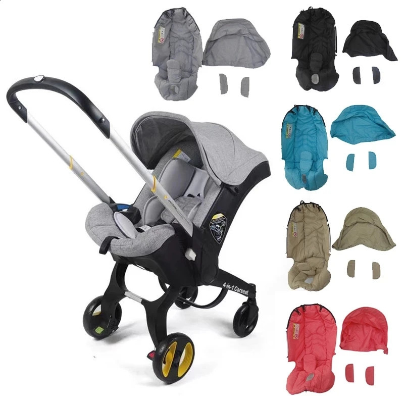 Baby Stroller Accessories For Doona Car Seat Stroller Fabric Replacement Rain Cover Winter Footmuff Storage Bag Cushion Mat 250114