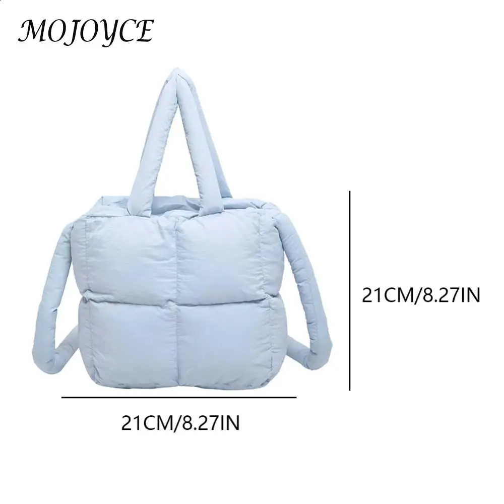 Puffer handbag bedding Puffy handbag cushion cross body bag lightweight pillow shopping bag 250120