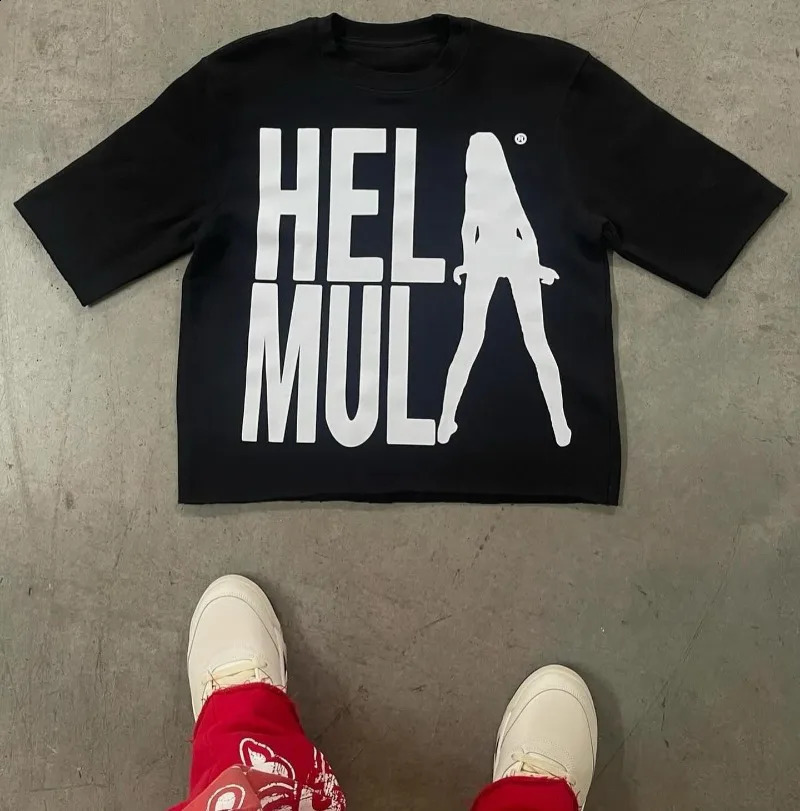 Summer Trendy Pattern Printed Oversized T-shirt Women Y2K Street Hip Hop Harajuku Loose Versatile Short Sleeve Top 250118