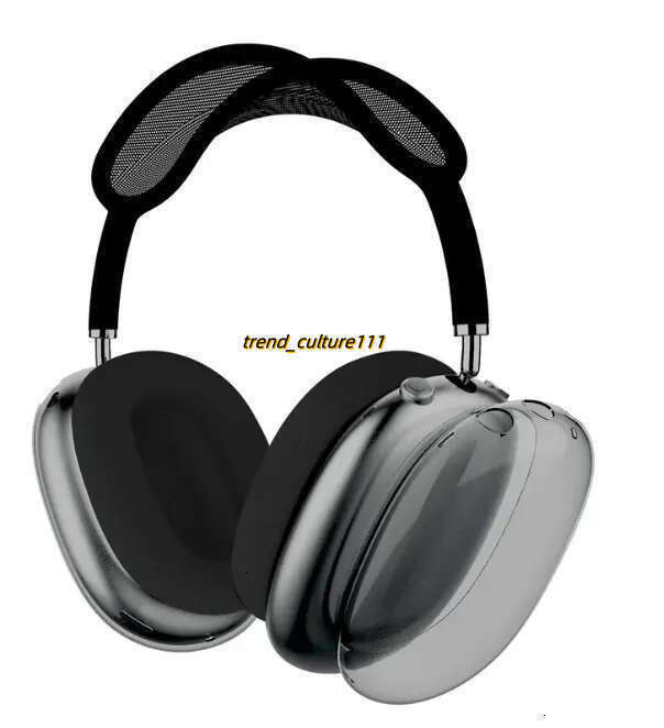 For Apple Max ANC Metal bluetooth Headphone Accessories Transparent TPU Solid Silicone Waterproof Protective case Headphones Pro 2 Headset cover Case