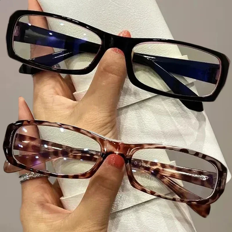 Japanese Korean Small Square Frame Glasses Women Retro Harajuku Eyeglasses Clear Reading Spectacle Blue Light Blocking Eyewears 250115