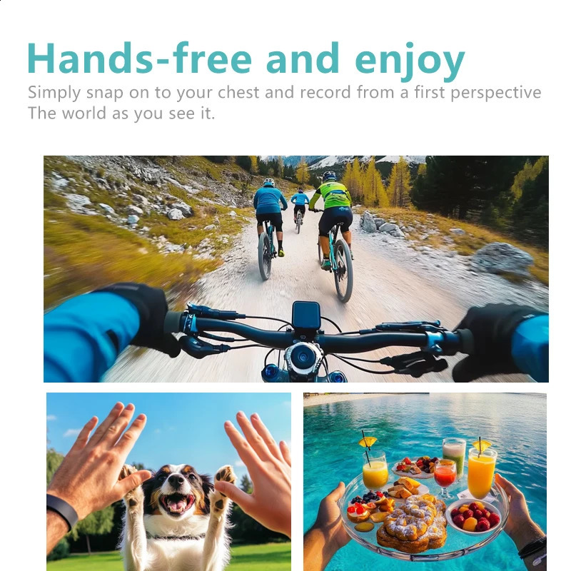 Thumb Camera 2.7K HD 180° Rotate WIFI Sport DV Cycling Recorder Magnetic attraction Outdoor Action Camera 250121