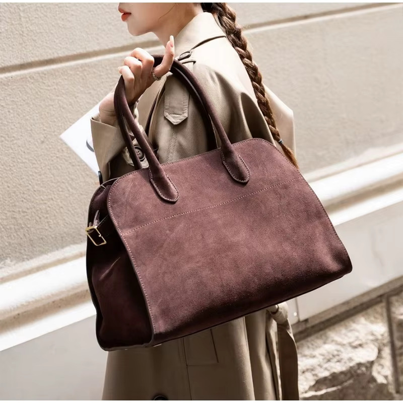 Genuine Leather Crocodile Print Handbags Purse Wings Tote Frosted Suede Dinner Wedding Alligator Pattern Large Capacity Bag