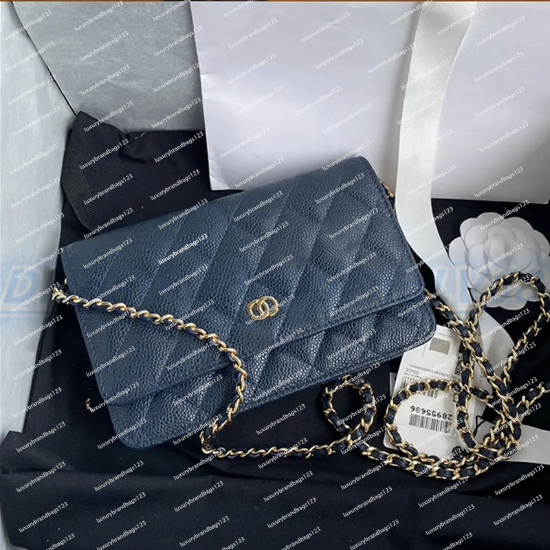 top quality designer shoulder bag chain strap handbag plaid purses double letter solid buckle sheepskin caviar pattern womens luxury evening bags totes a7