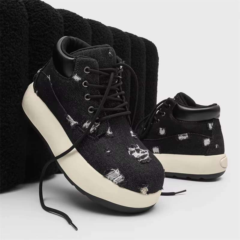 Men's Leather Waterproof Lace Up Chukka Ankle Oxford Dress Boots Casual Business Work Daily Shoes For Men