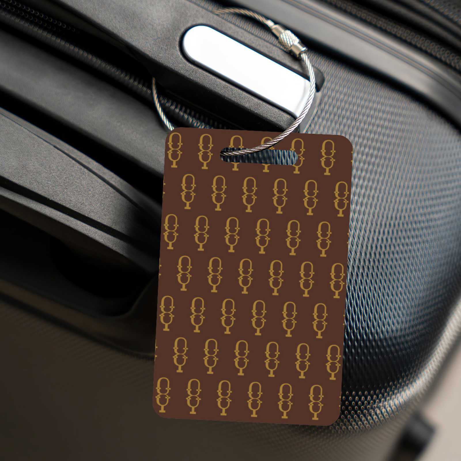 NXY Designer Stainless Steel Luggage Tag Multiple Square Shape Travel Accessories Airplane Stainless Tag Label Boarding Pass Men Baggage Name Tags Hip