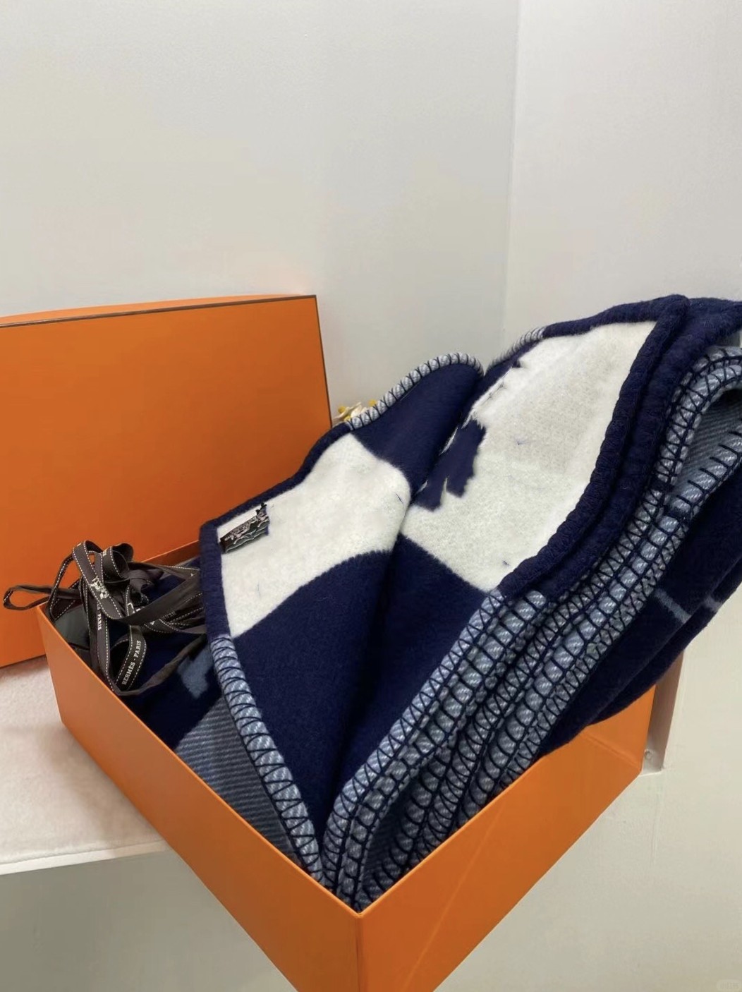 Nevy h Blanket orange black red gray navy Big Size 135 170cm 90%Wool 10%Cashmere