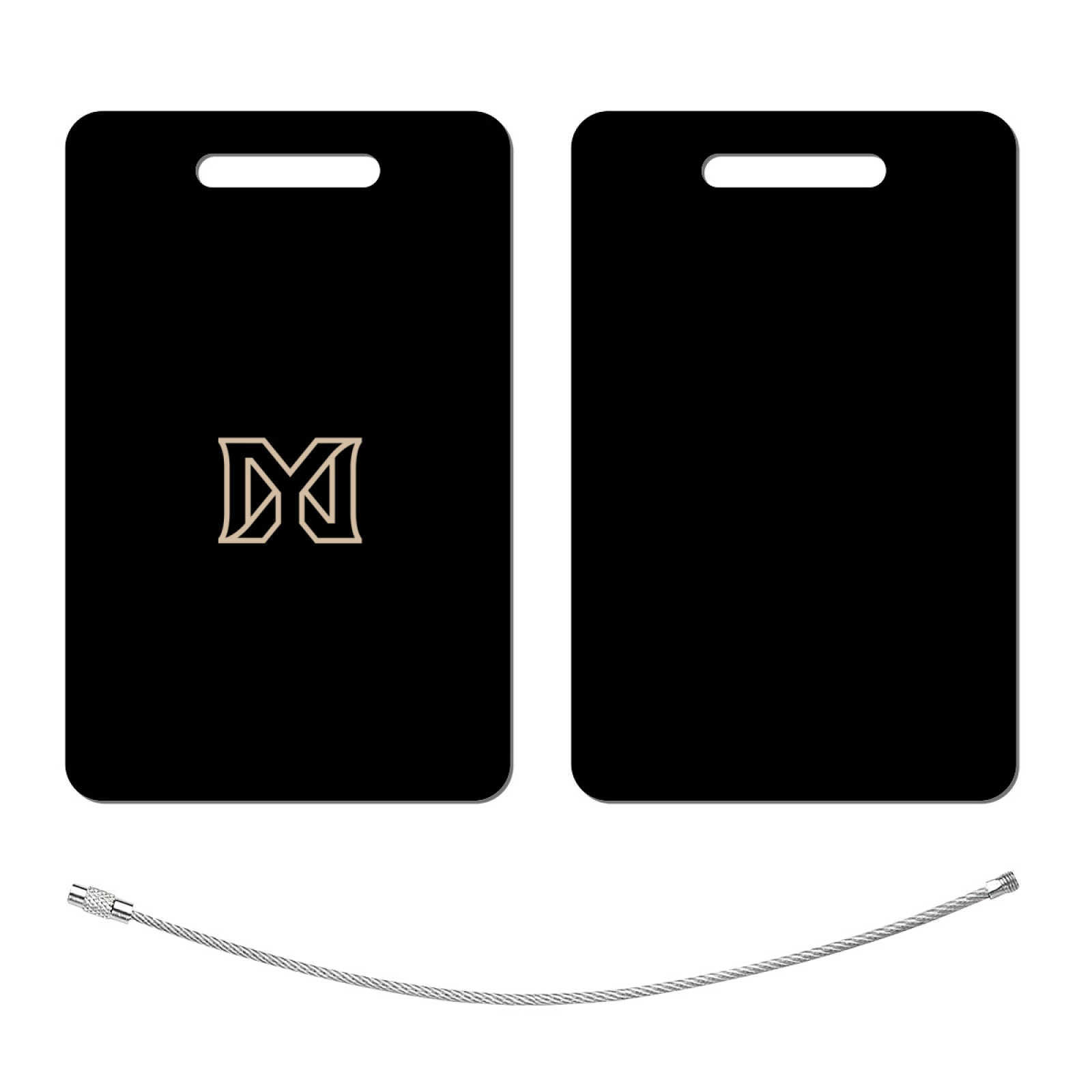 NXY Fashion Solid Color Stainless Steel Luggage Tag Women Luggage Tags For Suitcases Men Travel Accessories Suitcase Bag Label Tag Name ID Address Hip