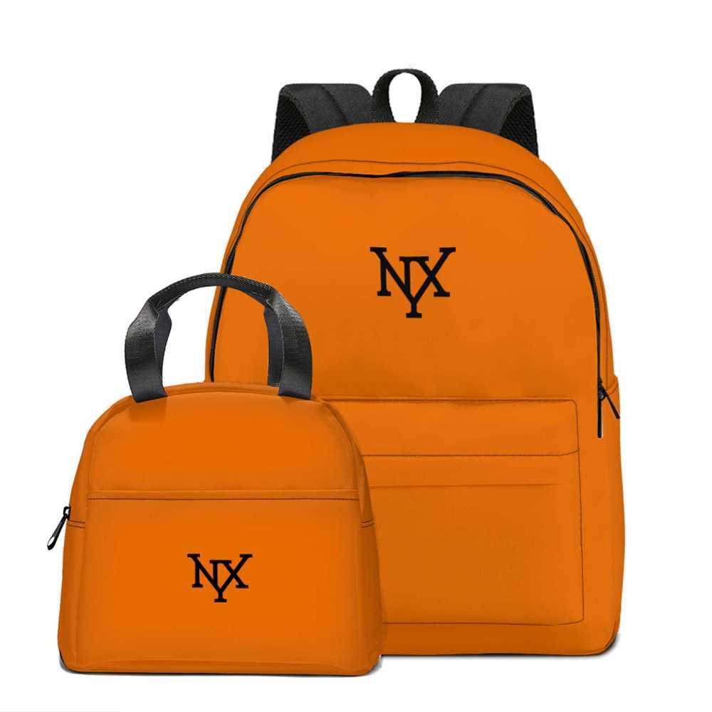 NXY Backpacks Simple Large Capacity Student Schoolbag New Solid Travel Bag For Women Backpack Unisex Daypack Hip