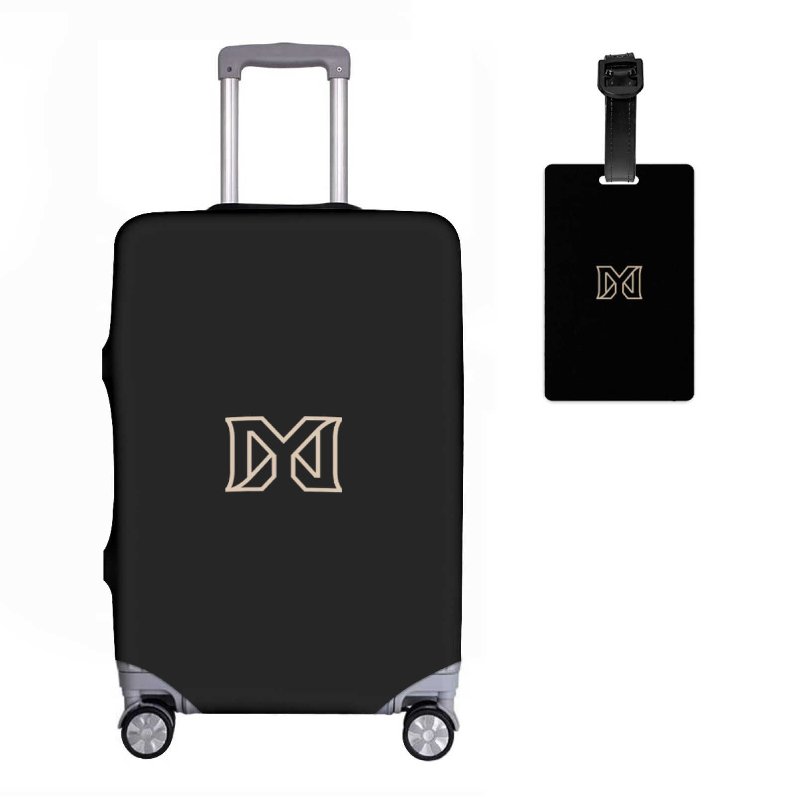 NXY Solid Color Travel Suitcase Protective Luggage Cover And Tag Set For Suitcases Travel Accessories Luggage Supplie Hip