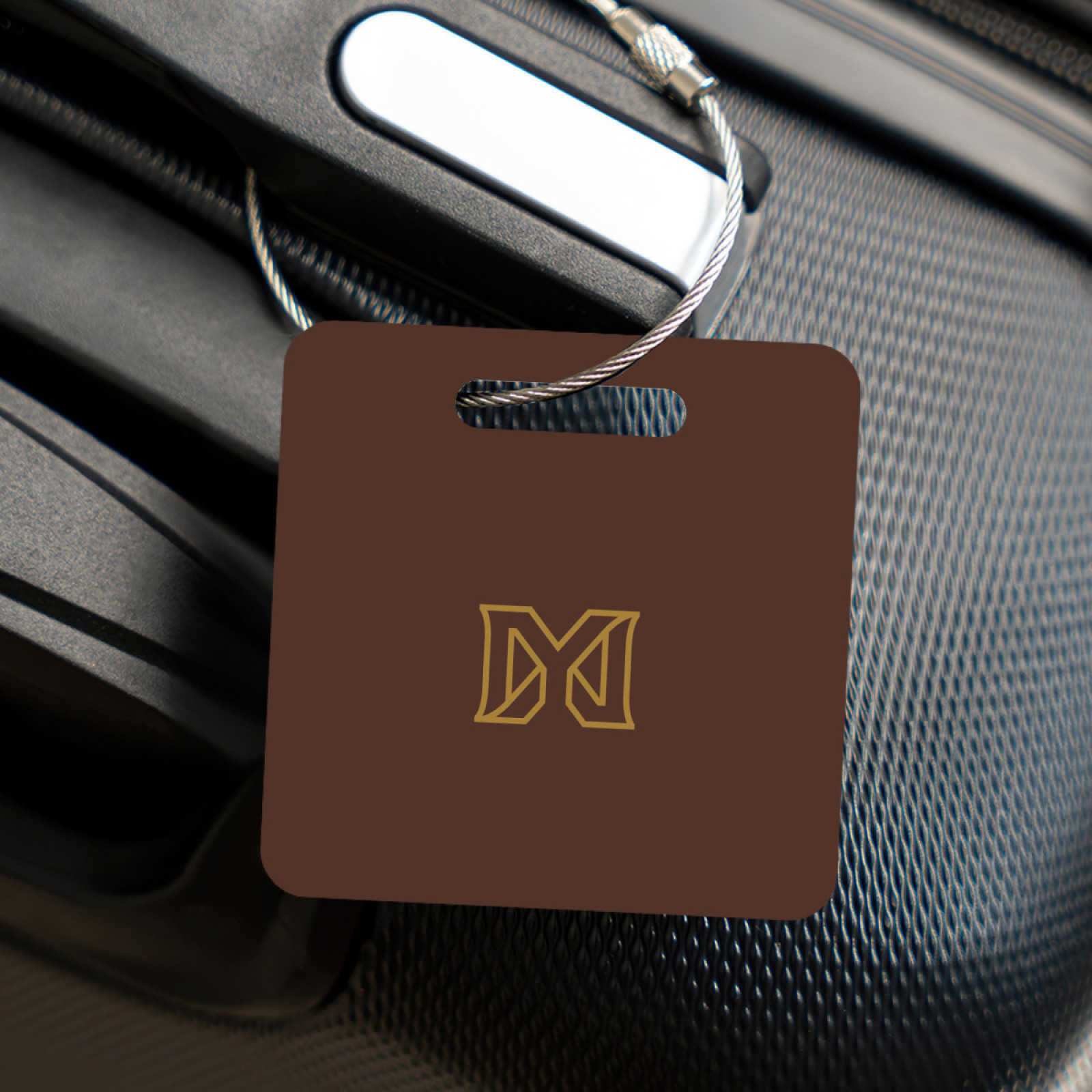 NXY Designer Travel Labels With Loop Luggage Tags Solid Color Stainless Steel Luggage Tag Multi-color Suitcases Accessories Travel Label Card Holder H