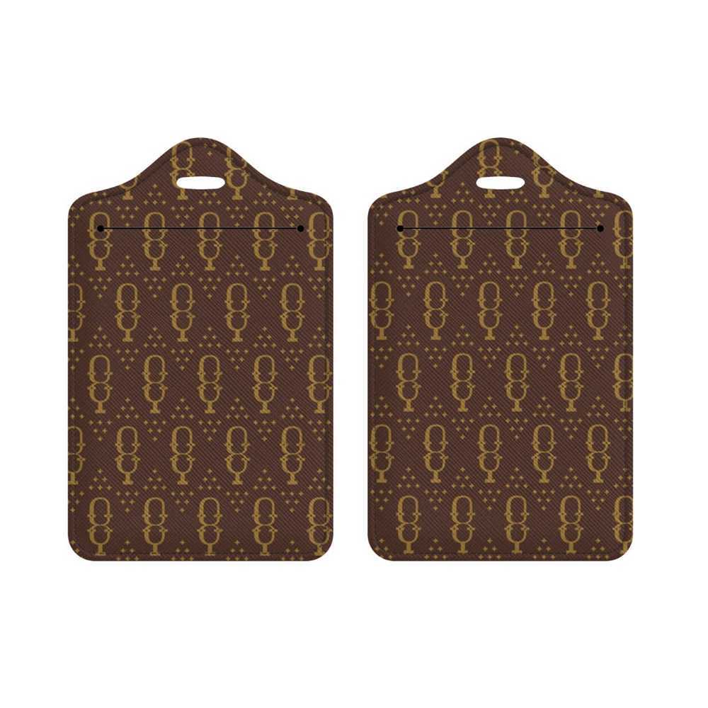 NXY Cross Pattern Baggage Name Tags Fashion Letter Print Travel Luggage Tags Men Pu Leather Luggage Tag Suitcase Address Label Holder Travel Accessori