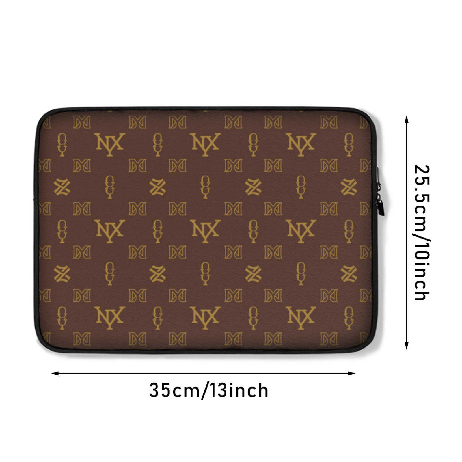 NXY Business Laptop Inner Bag Laptop Bag Case For Notebook Sleeve Protective Case Vintage Letter Print Notebook Shockproof Cover Hip