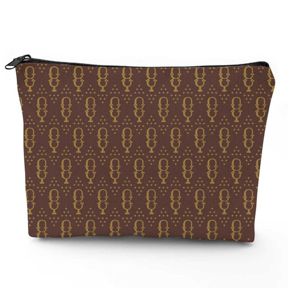 NXY High Quality Makeup Bag Canvas Cosmetic Bags Cases Vintage Printing Large Capacity Storage Bag Portable Toiletry Bag Hip