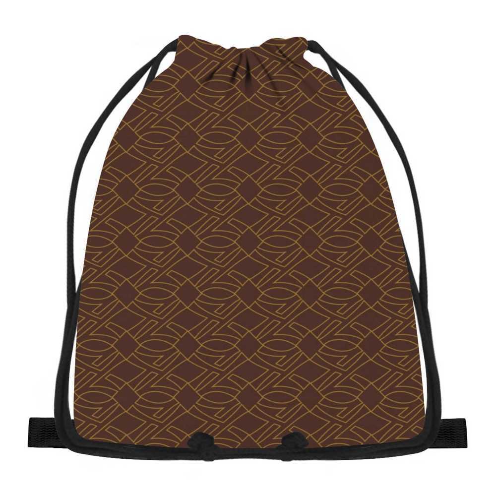 NXY Outdoor Sports Drawstring Bag Large Capacity Backpack Bag Vintage Lette Print Drawstring Pockets Multifunctional Motorcycle Backpack Bicycle Trave