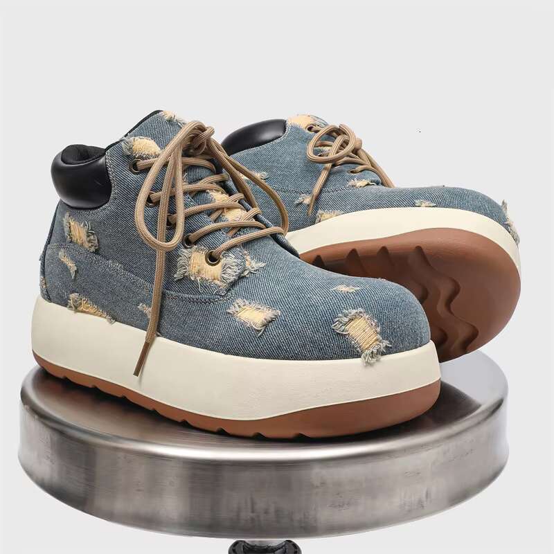 Men's Leather Waterproof Lace Up Chukka Ankle Oxford Dress Boots Casual Business Work Daily Shoes For Men