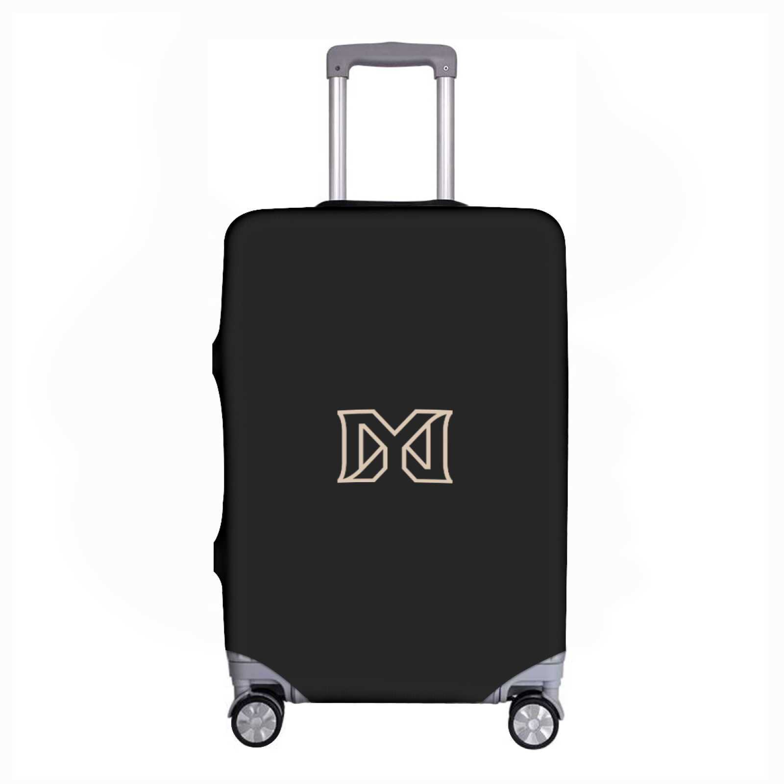 NXY Solid Color Luggage Cover 18-32Inch Suitcase Cover Elastic Luggage Cover Letters Anti-Scratch Suitcase Protective Case Dustproof Cover Hip