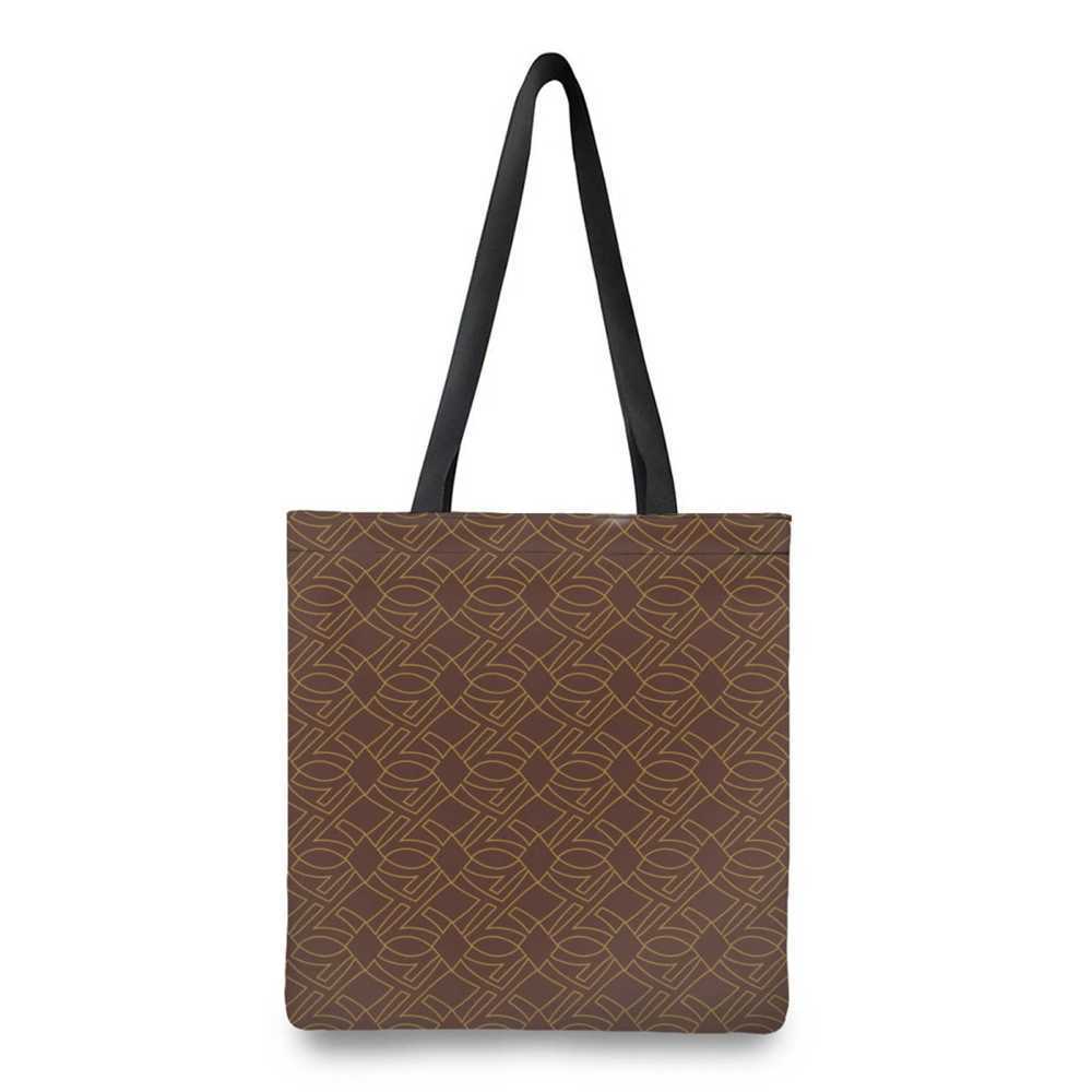 NXY Double-sided Design Shopping Bag One Shoulder Womens Tote Bag Retro Simple Large Tote Bag Reusable Bags Vintage Leisure Bag Hip