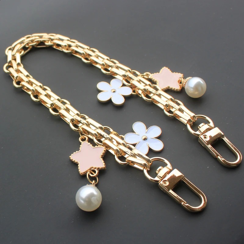 Fashion 12mm Bag Chain Replacement Gold Metal Handbag Purse Chain Detachable DIY Shoulder Crossbody Bag Strap Handle for O Bag 250121
