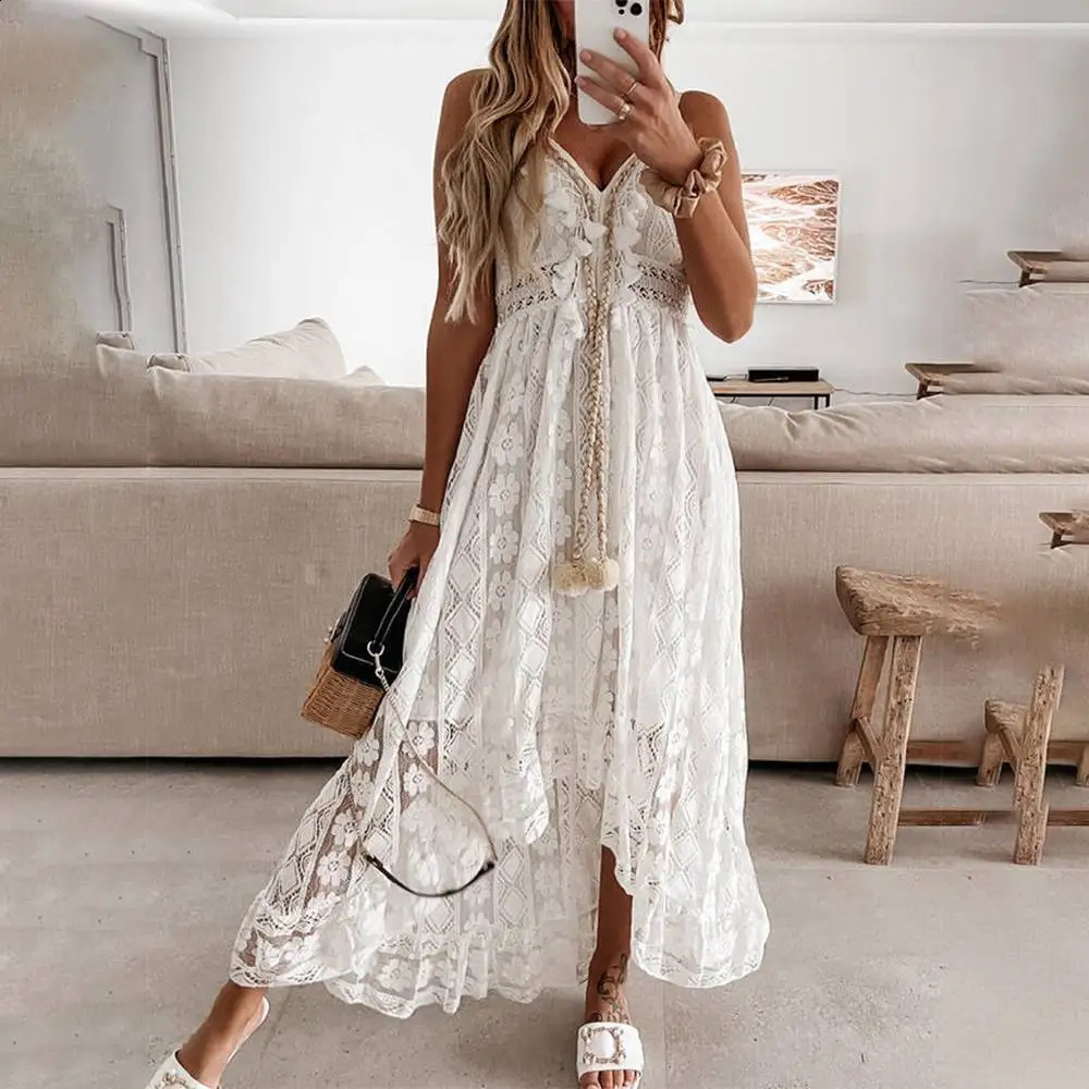 Shirt Dress for Women Vestido Evening Dress Korean Vintage Summer Elegant Beach Bohemian Long Dresses for Female Clothing 250117