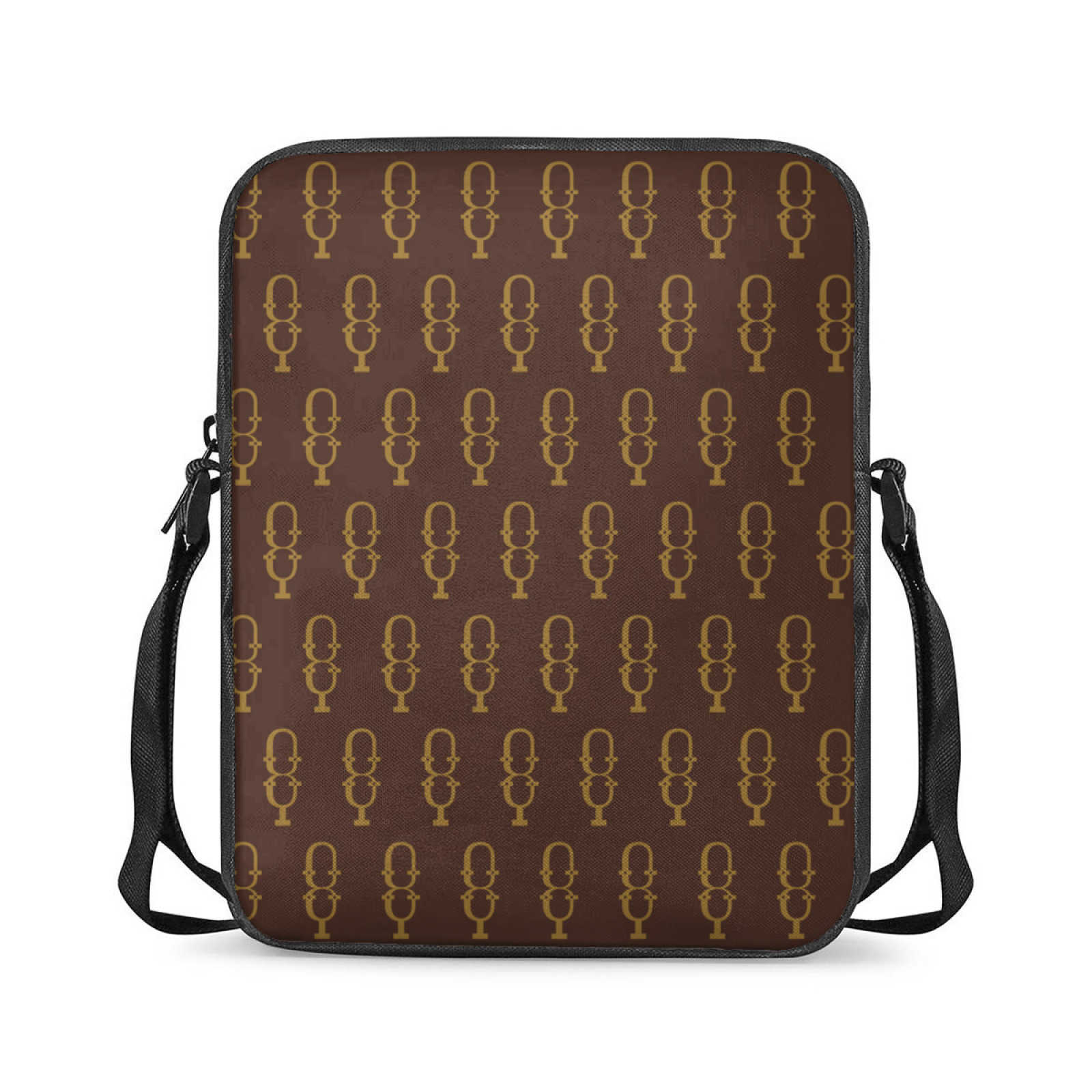 NXY Men Vintage Letter Print Crossbody Bag Versatile Single Shoulder Bags High Quality Womens Designer Bag Business Cross Body Brief Case Man Purse Hi