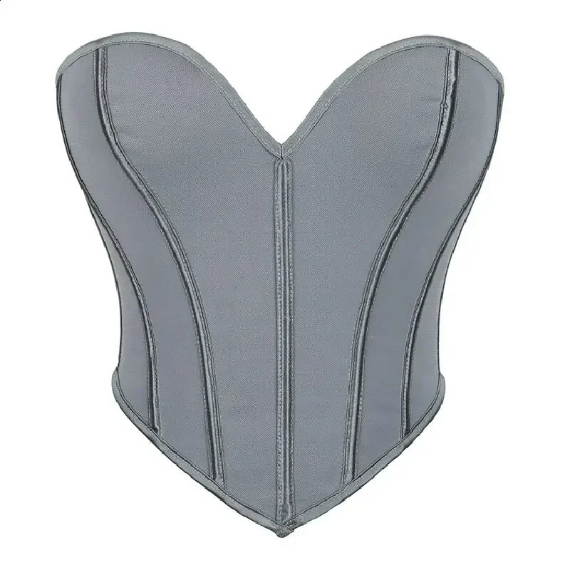 Short Torso Corset Plus Size Overbust Sexy Corselet Corsets and Bustiers Crop Tops Red Black White Gothic Lingerie Women 250121
