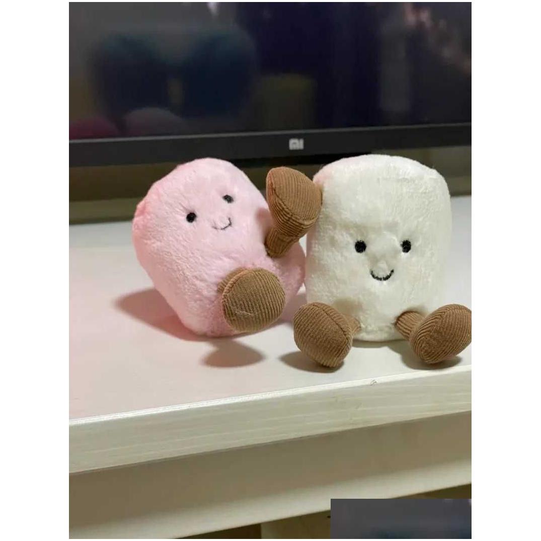Stuffed Plush Animals Jellys Cat Cotton Candy Two Tone Cute Soft Keychain Bag Pendant Accessories Doll Car Holiday Drop Delivery To R250425