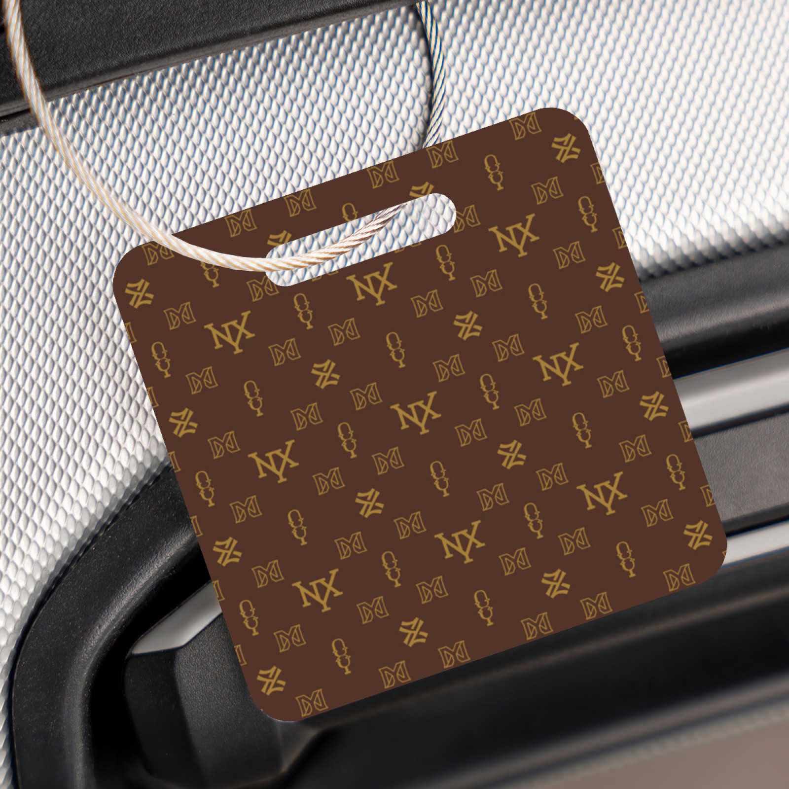 NXY Multicolor Luggage Tags Stainless Steel Luggage Tag Travel Labels Set With Loop ID Luggage Tags For Suitcases Travel Accessories Holder Hip