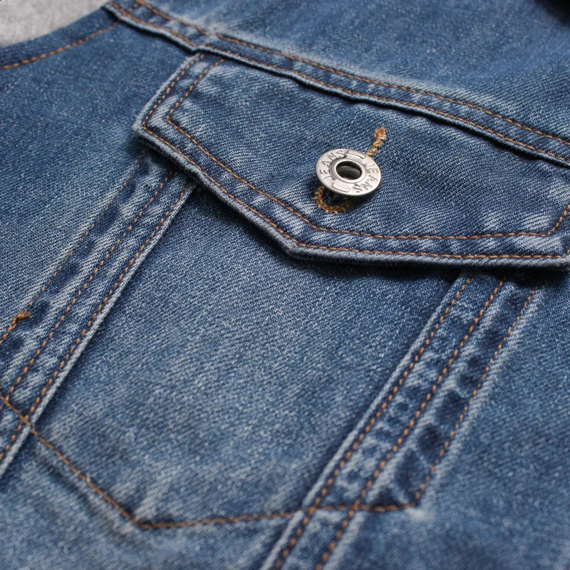Men Hooded Denim Jacket Mens Casual Jean Jackets Mens Streetwear Cow jacket Male Hat Detachable Coat 4XL 5XL 250117