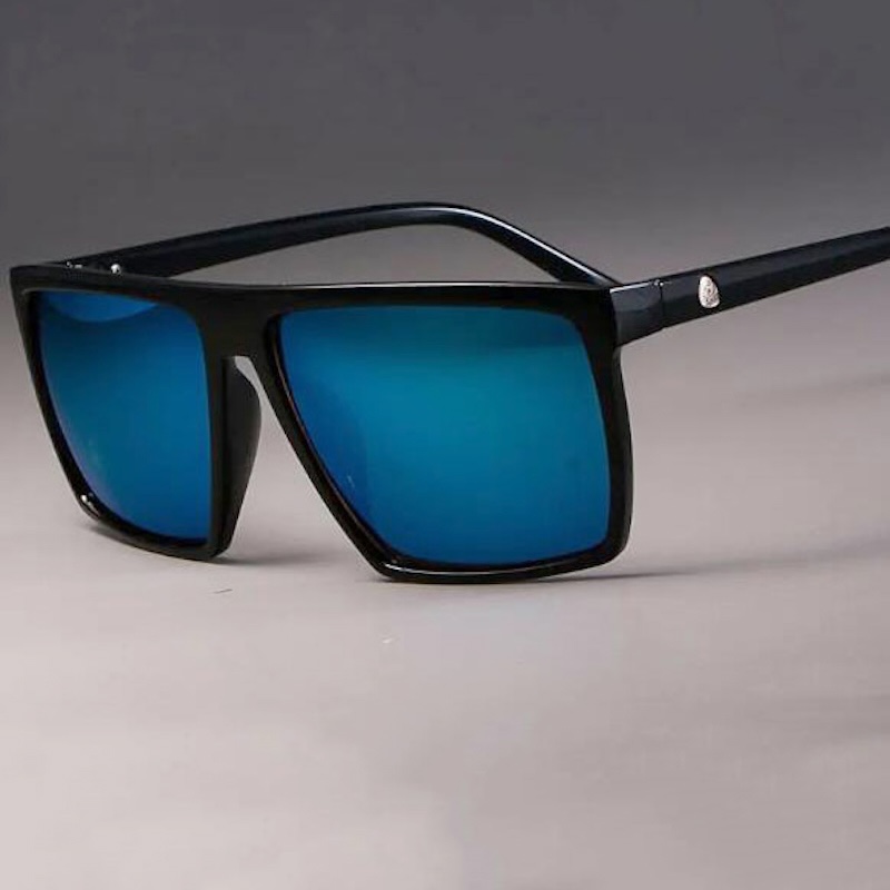 Black Square Sunglasses SKULL Logo Retro Kulou Steampunk Men Women Brand Designer Glasses Shades UV Protection Gafas Pilot TJ02 CB CAVALLO BIANCO