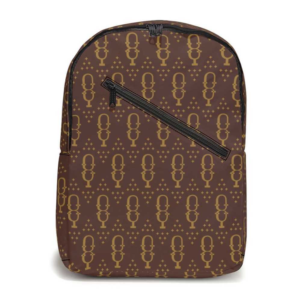 NXY Luxury Backpack Bag Women Half Full Print Schoolbag For Men Casual Daypack Brown Vintage Backpack School Bags Large bookbag Hip