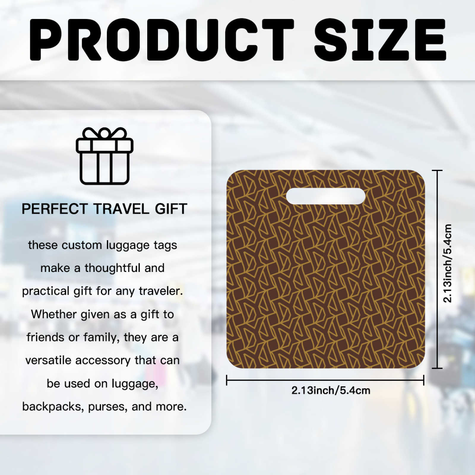 NXY Vintage Stainless Steel Travel Luggage Tag Flight Luggage Tags Holiday Travel Accessories Women Men Baggage Name ID Address Holder Suitcase Label 