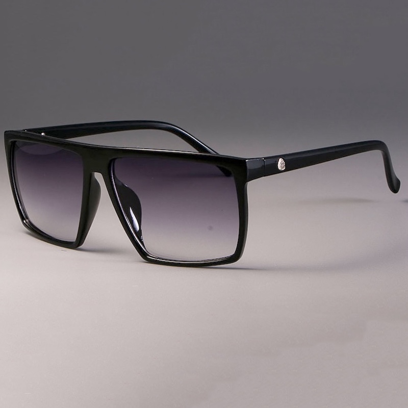 Black Square Sunglasses SKULL Logo Retro Kulou Steampunk Men Women Brand Designer Glasses Shades UV Protection Gafas Pilot TJ02 CB CAVALLO BIANCO