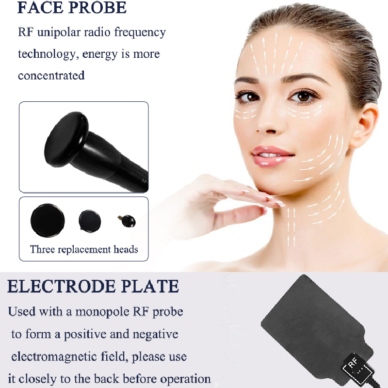 Monopolar rf machine wrinkle remover equipment portable radio frequency cellulite reduction spa beauty device
