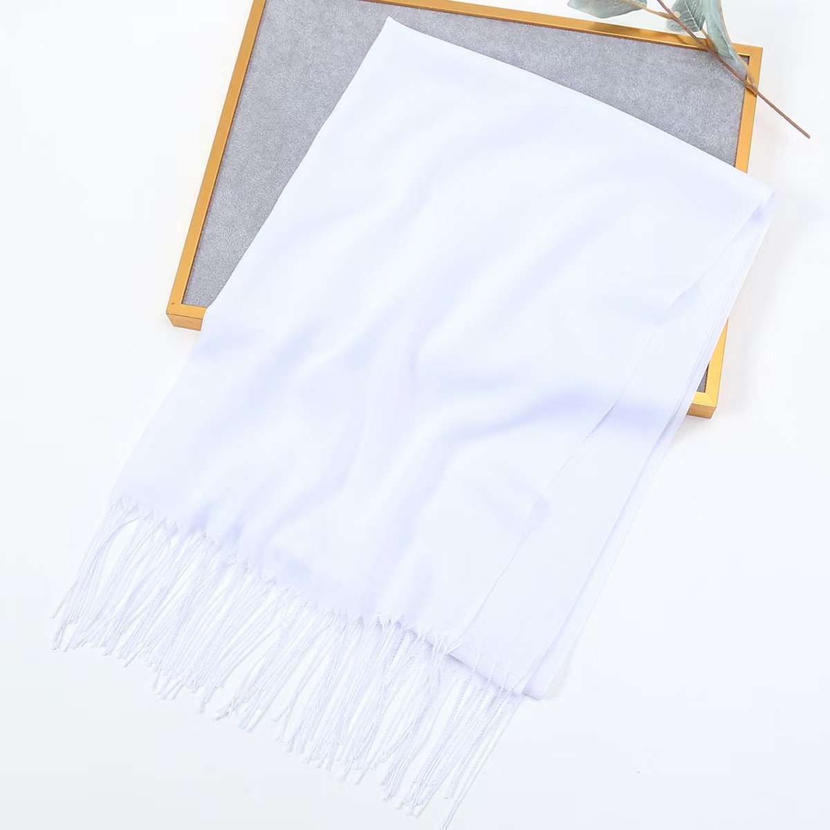 T116 new solid color fashion thin flat long scarf leisure soft air permeable sued scarf shawl