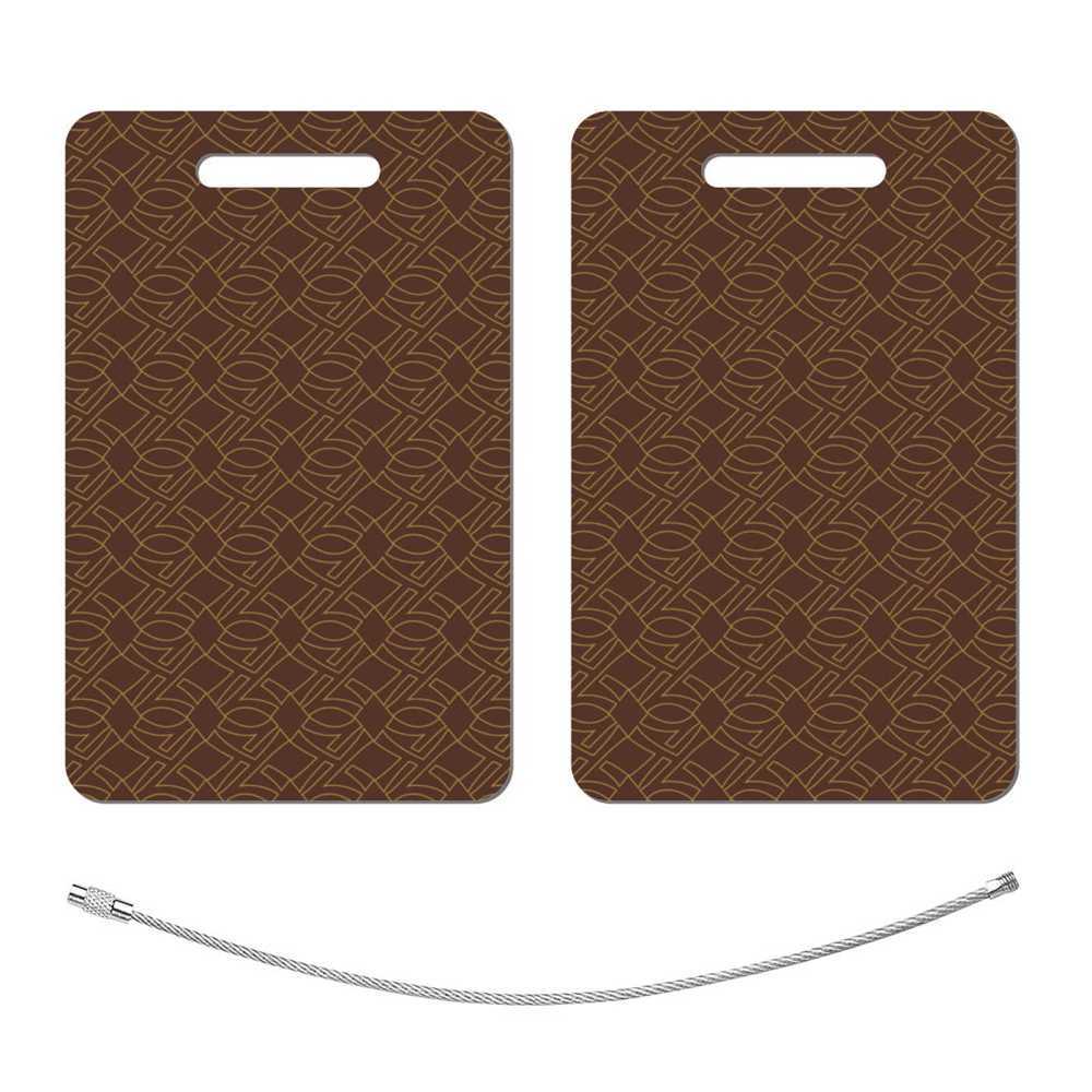 NXY Stainless Steel Luggage Tag Women Men Luggage Tags For Suitcases Travel Accessories Fashion Suitcase Bag Stainless Steel Label Tag Name ID Address