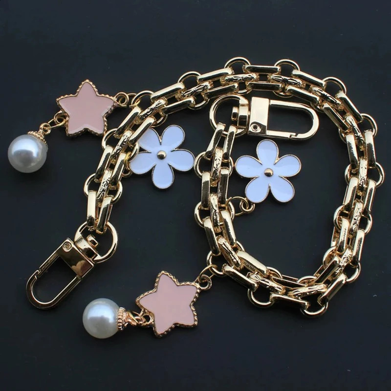 Fashion 12mm Bag Chain Replacement Gold Metal Handbag Purse Chain Detachable DIY Shoulder Crossbody Bag Strap Handle for O Bag 250121
