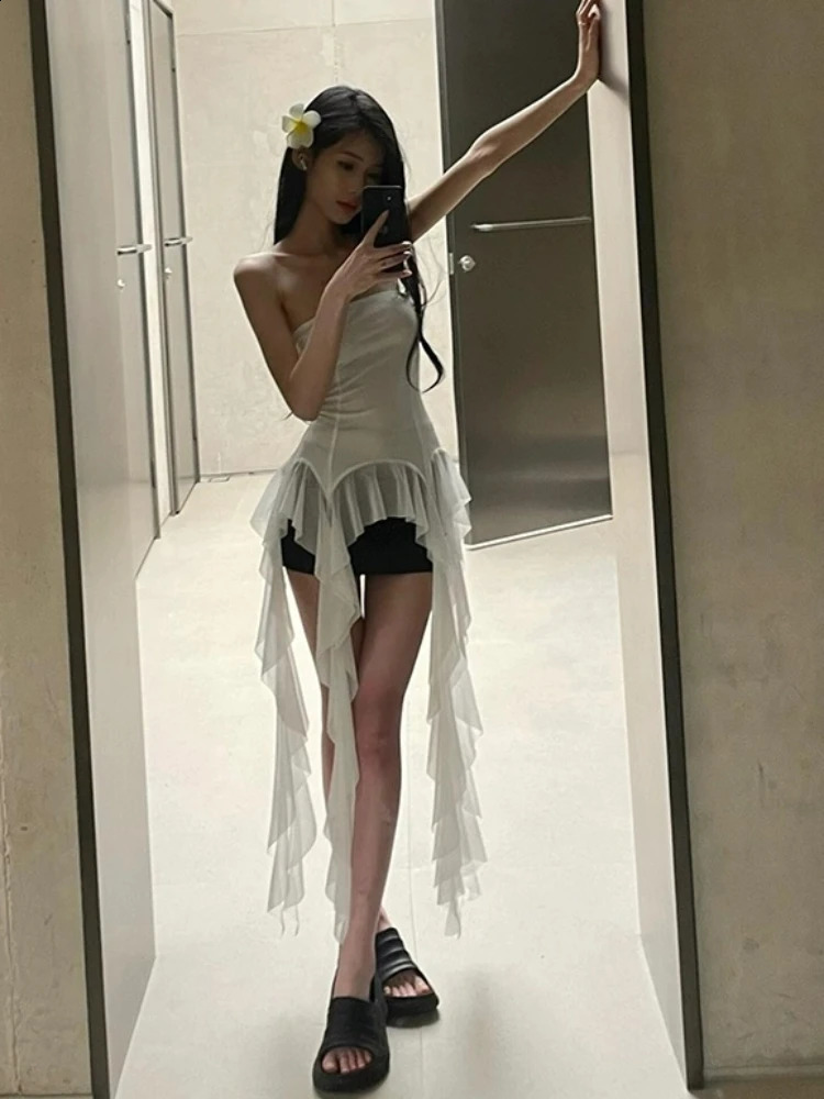 Camisole Women American Style Fashion Creative All-match Chic Personality Cozy Charming Casual Shinny College 250120