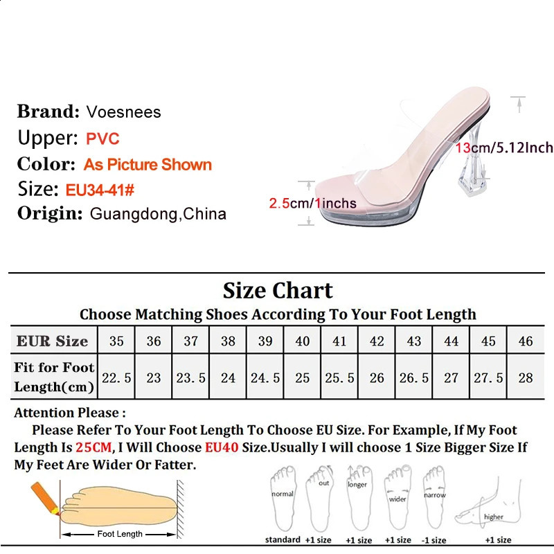 Transparent PVC Clear Heel Slippers Womens Square Toe 10CM 13CM High Heels Mules Summer Slip On Sandals Ladies Shoes 250118