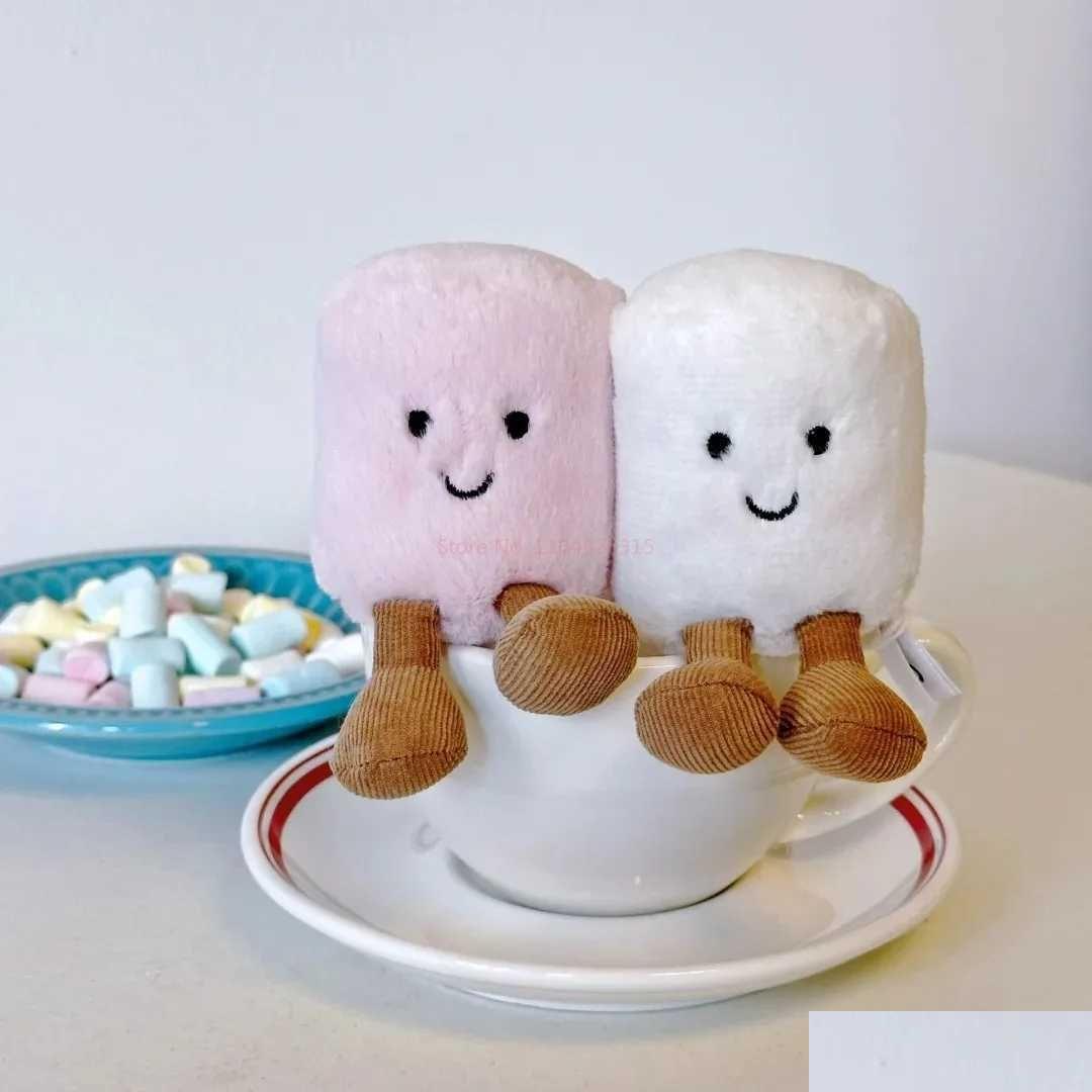 Stuffed Plush Animals Jellys Cat Cotton Candy Two Tone Cute Soft Keychain Bag Pendant Accessories Doll Car Holiday Drop Delivery To R250425