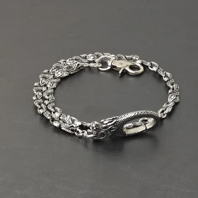 Model Dragon Head Pants Chain Trendy Men Ones Waist Retro Accessories Original Concise y2k Key Chain 250122