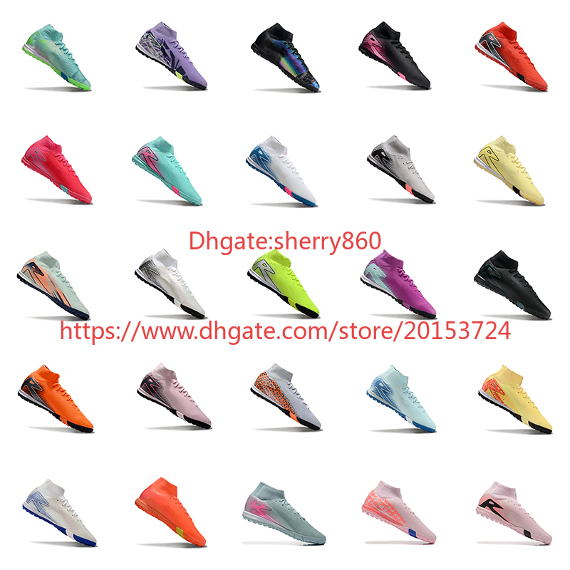 Men Soccer Shoes TF Turf Football Boots Long Spikes Training Cleats Wholesale