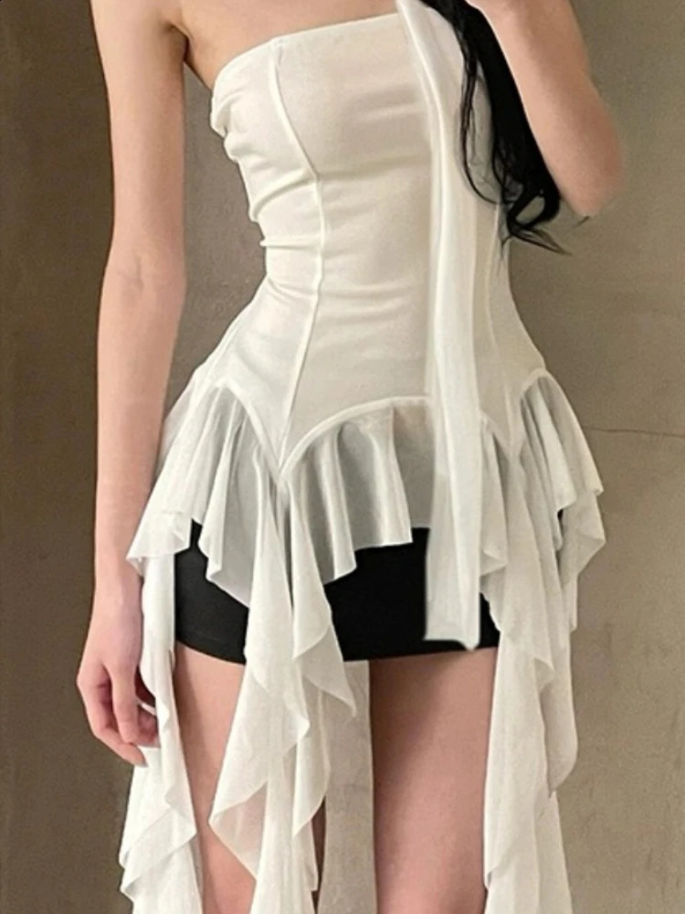 Camisole Women American Style Fashion Creative All-match Chic Personality Cozy Charming Casual Shinny College 250120