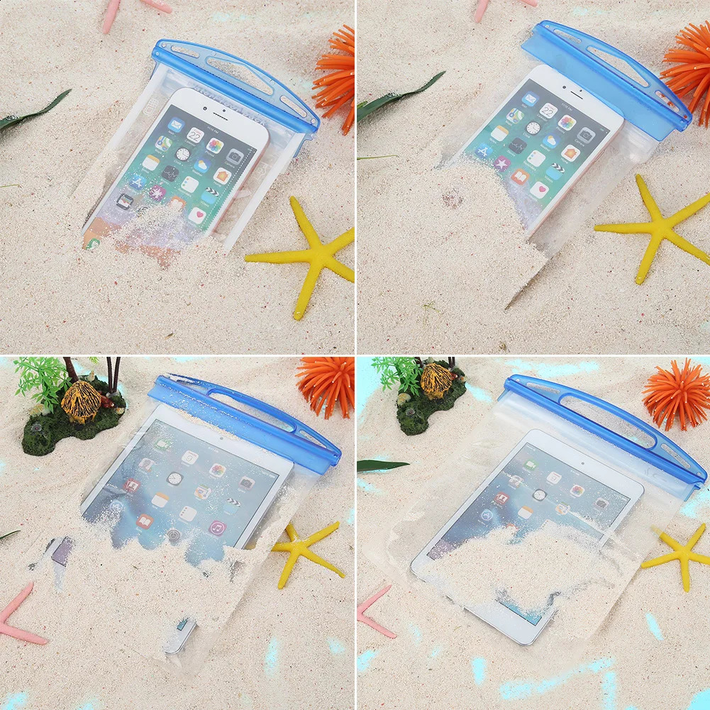 31PCS Universal Clear Swimming Waterproof Phone Case Bag Underwater Cover Pouch Mobile PVC Bags 250121
