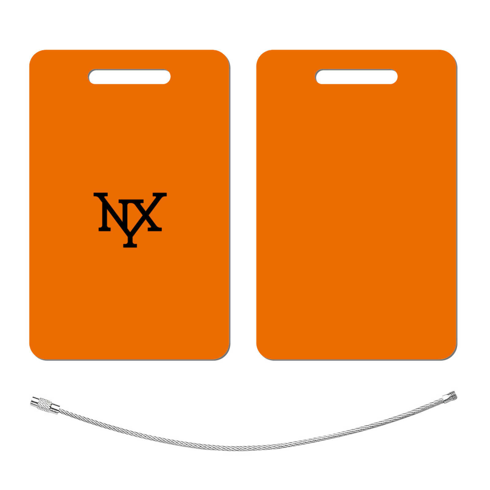 NXY Fashion Solid Color Stainless Steel Luggage Tag Women Luggage Tags For Suitcases Men Travel Accessories Suitcase Bag Label Tag Name ID Address Hip